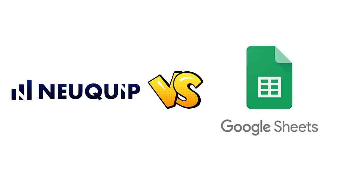 Neuquip vs google sheet